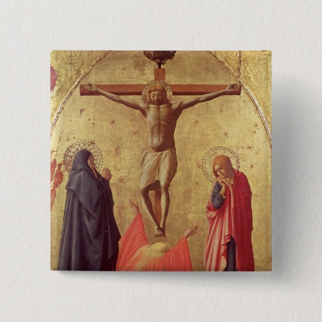 Crucifixion, 1426 15 cm square badge (Front)