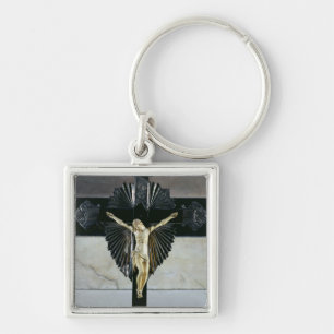 Crucifixion, 17th century (ivory) key ring