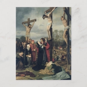 Crucifixion, 1873 postcard