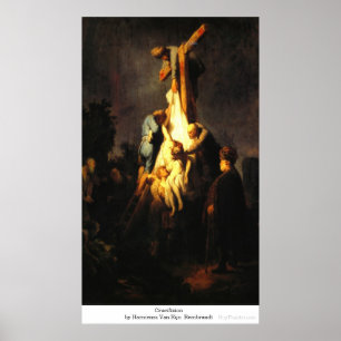 Crucifixion by Harmensz Van Rijn Rembrandt Poster