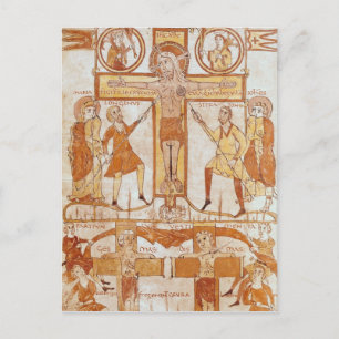 Crucifixion & Division of  Clothes of the Postcard
