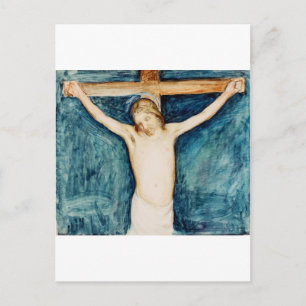 Crucifixion from the Altarpiece in the Church Postcard