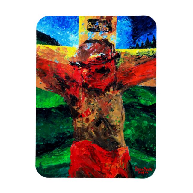 Crucifixion- it is finished 2009 magnet (Vertical)