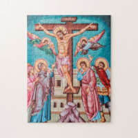 Crucifixion Jesus Christ Orthodox Christian Icon