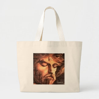 Crucifixion Large Tote Bag