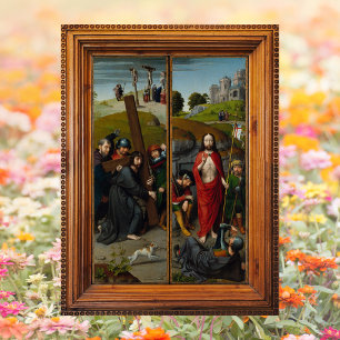 Crucifixion Lent Resurrection Jesus Christ Easter Poster
