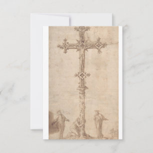 Crucifixion of Christ Holy Card   Pater Noster