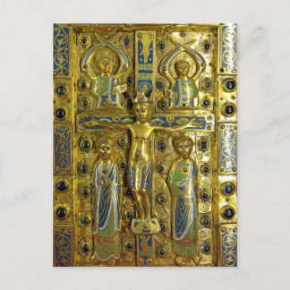 Crucifixion of Christ, Limoges, 13th century Postcard