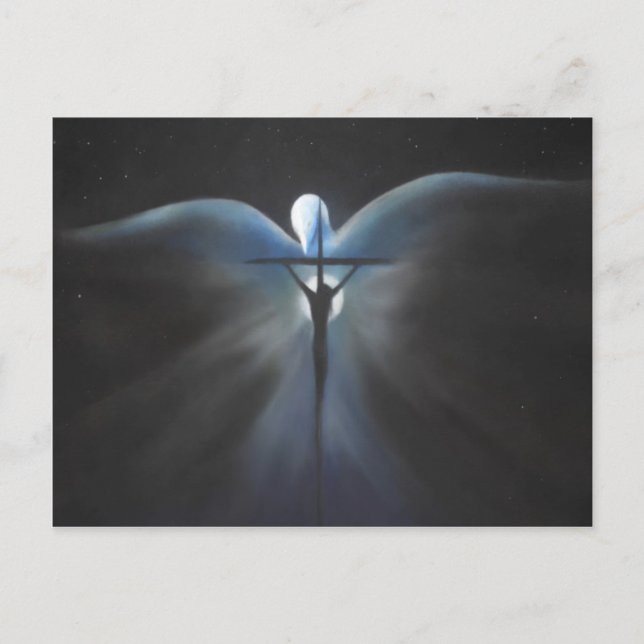 Crucifixion of Christ with the Holy Spirit Postcard (Front)
