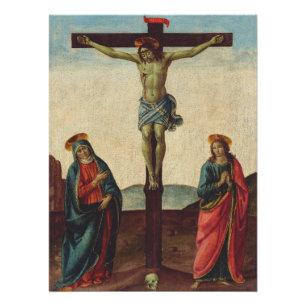 Crucifixion of Jesus by Cosimo Rosselli Poster