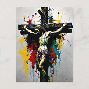 Crucifixion of Jesus Christ Postcard