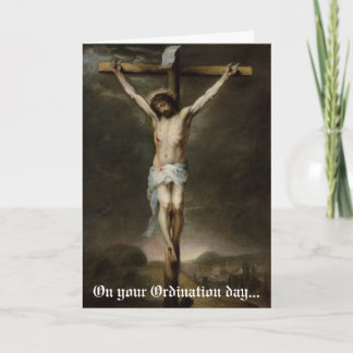 Crucifixion of Jesus Ordination Card