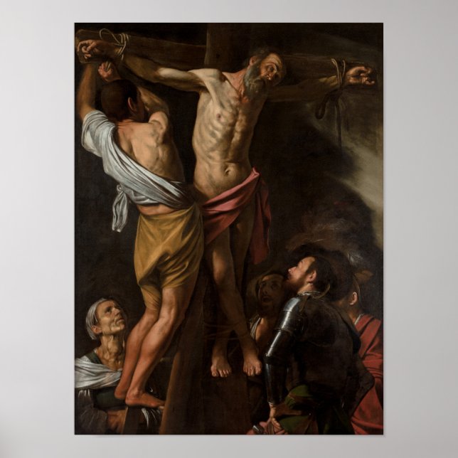 Crucifixion of Saint Andrew by Caravaggio - Poster (Front)