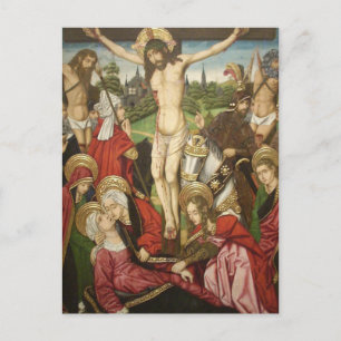 crucifixion postcard