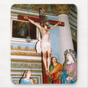 Crucifixion religious mouse mat