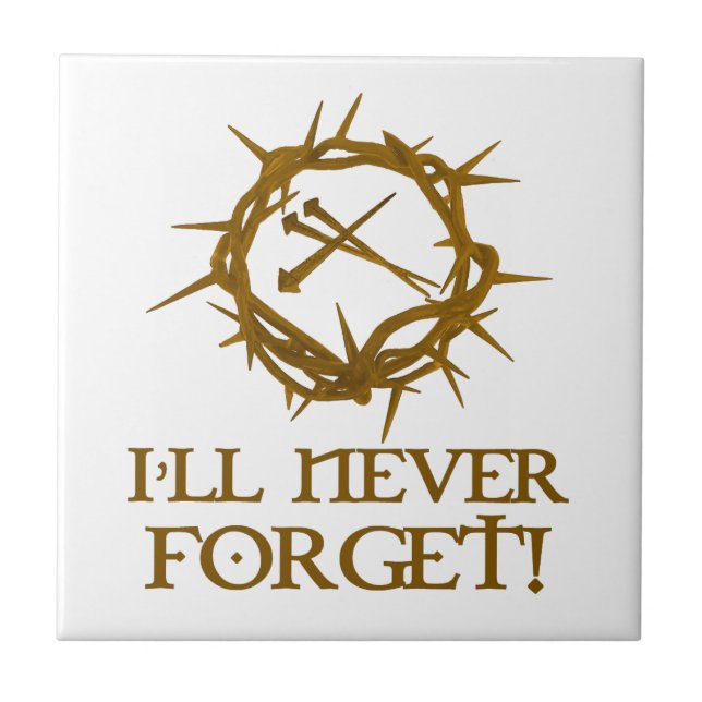 Crucifixion Thorn and Nails Tile (Front)