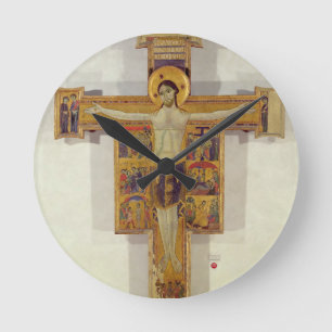 Crucifixion, Tuscan School, second half of 12th ce Round Clock