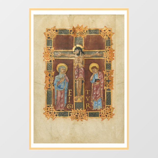 Crucifixion Window Cling (Sheet)