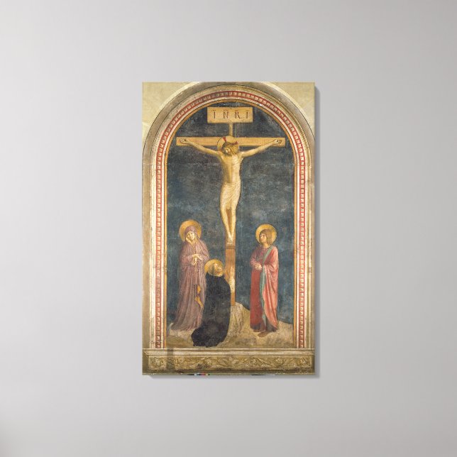 Crucifixion with the Virgin, SS. John the Evangeli Canvas Print (Front)