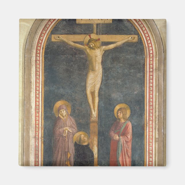 Crucifixion with the Virgin, SS. John the Evangeli Magnet (Front)