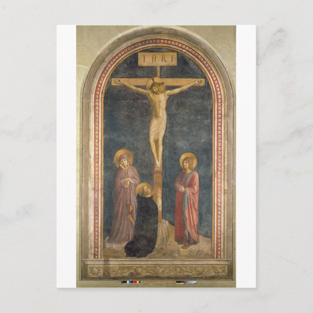 Crucifixion with the Virgin, SS. John the Evangeli Postcard (Front)