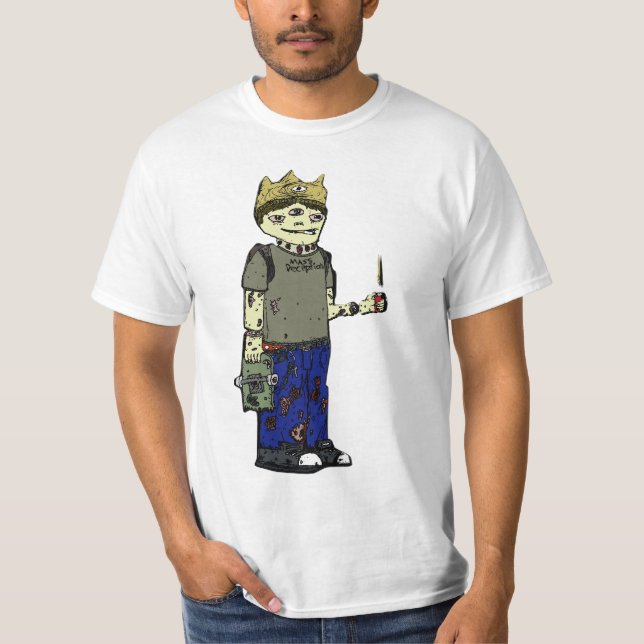 Crucify Free Thinkers No Text Colour T-Shirt (Front)