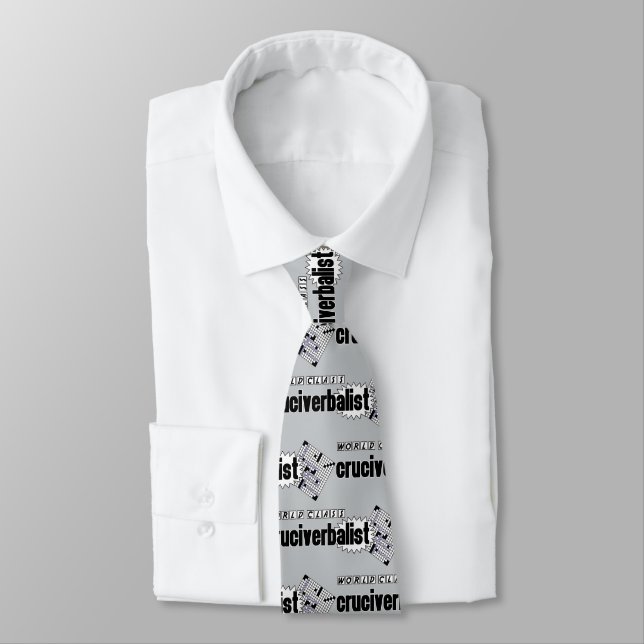 Cruciverbalist [Crosswords] Tie (Tied)