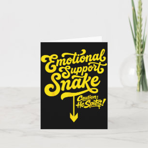 Crude Humour Inappropriate Funny Emotional Support Card