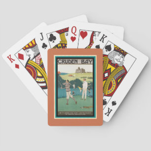 Cruden Bay Golf Club vintage travel Playing Cards