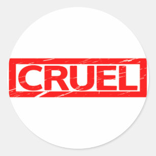 Cruel Stamp Classic Round Sticker