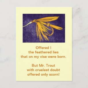 Cruel Trout Postcard
