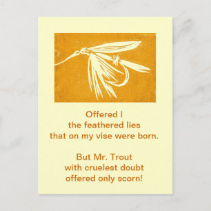 Cruel Trout Postcard