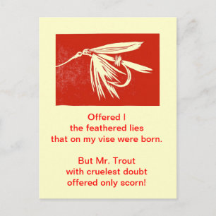 Cruel Trout Postcard