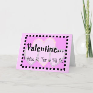 Cruel Valentine Card--Very funny and very mean Holiday Card