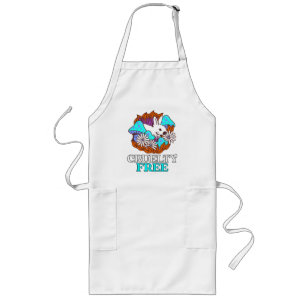 Cruelty free long apron