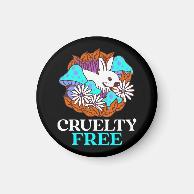 Cruelty free magnet (Front)