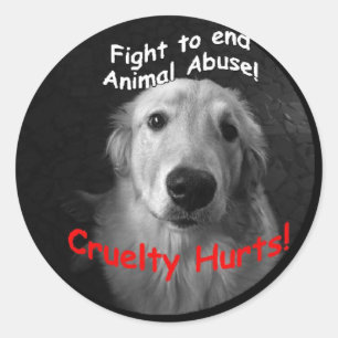 Cruelty Hurts Sticker