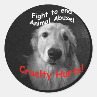 Cruelty Hurts Sticker
