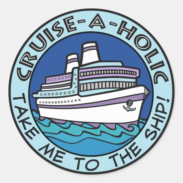 Cruise-A-Holic stickers (Front)