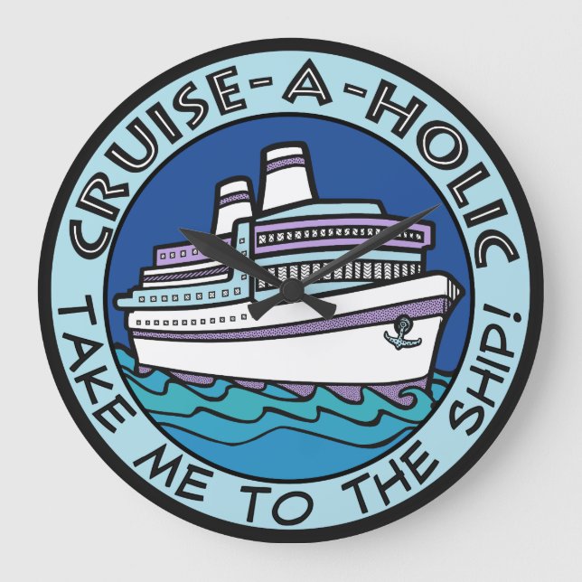 Cruise-A-Holic wall clock (Front)