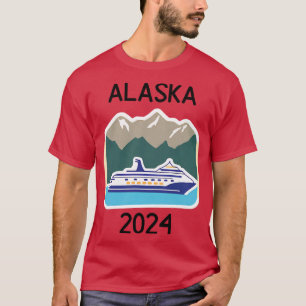 Cruise Alaska 2024 with mountains TShirt