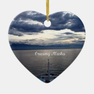 Cruise Alaska Ceramic Tree Decoration