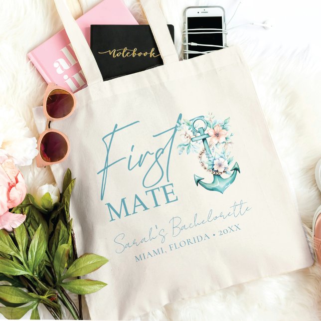 Cruise Bachelorette Party Custom First Mate Tote Bag (Creator Uploaded)