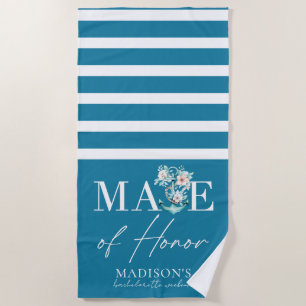 Cruise Bachelorette Weekend Mate of Honour Beach Towel