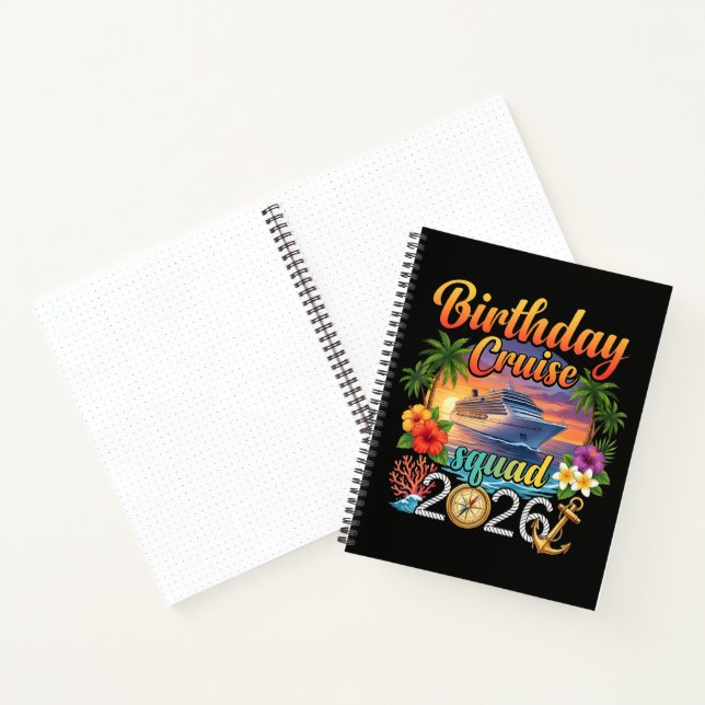Cruise Birthday Party Vacation Notebook (Inside)