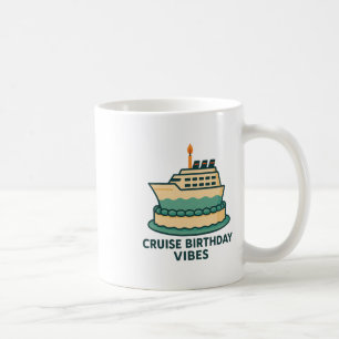 Cruise Birthday Vibes Vacation For Men Coffee Mug