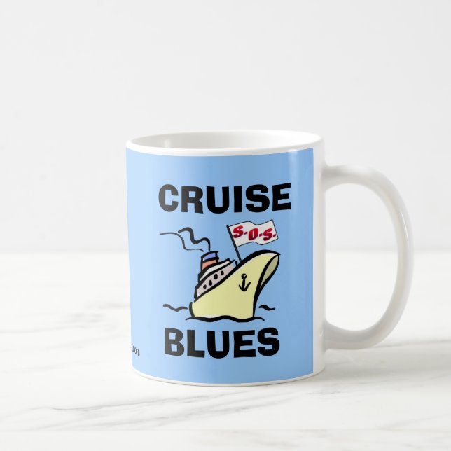 Cruise Blues - Carnival Splendour Coffee Mug (Right)