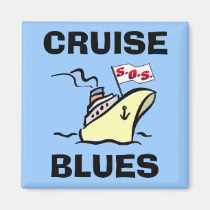 Cruise Blues - Carnival Splendour Magnet