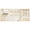 cruise boarding pass tickets for save the date