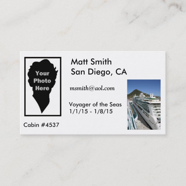 Cruise Card (Front)